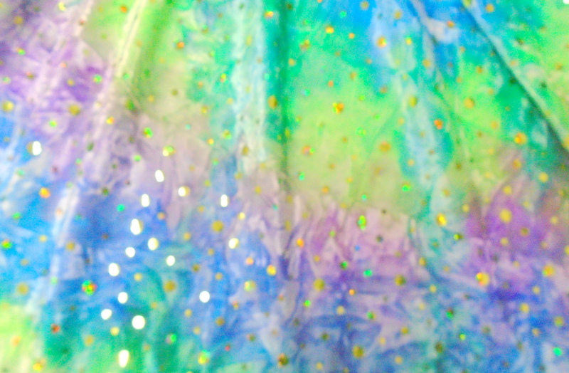 1. Tyedye Velvet With Sequins